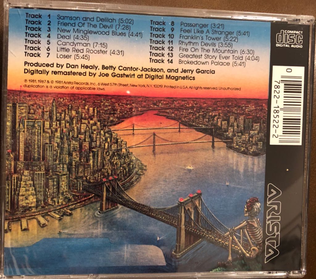 Dead Set - Grateful Dead (CD - 74) music collectible [Barcode 078221852227] - Main Image 2