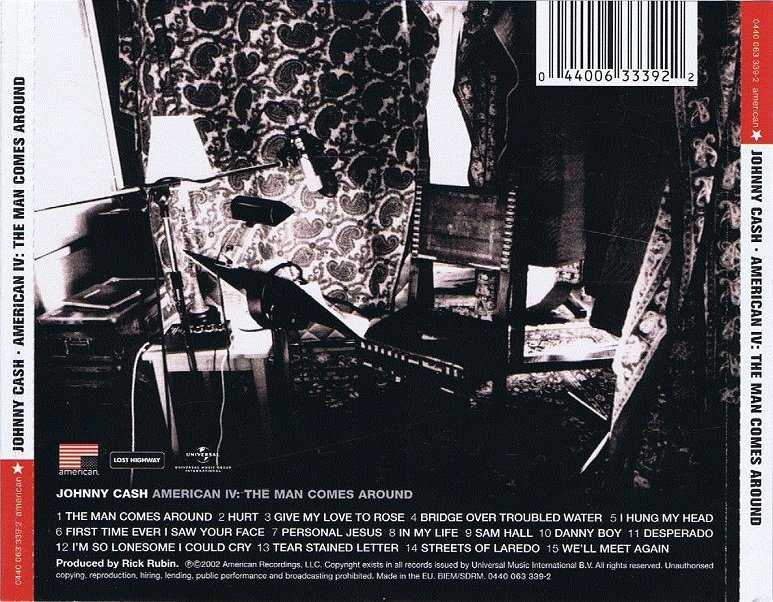 American IV: The Man Comes Around - Cash, Johhny (CD - 51) music collectible [Barcode 4182533333988] - Main Image 4