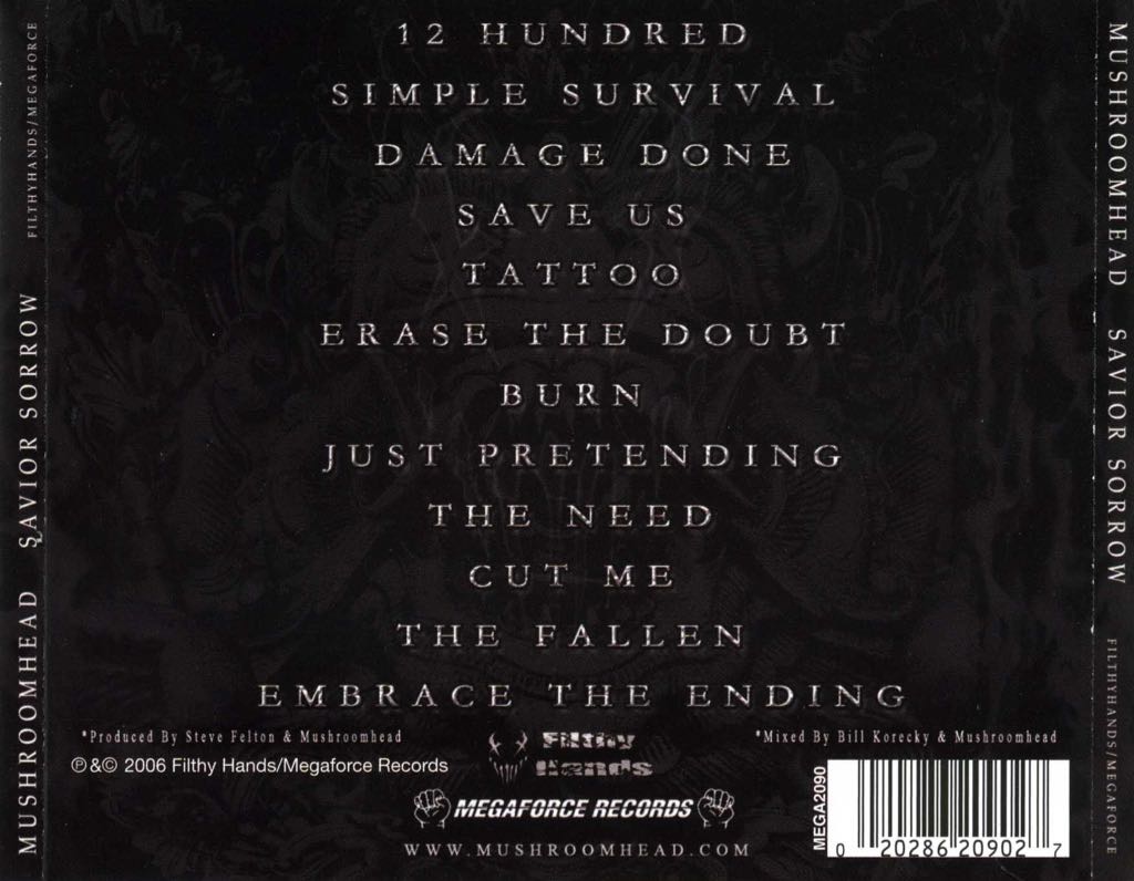 Savior Sorrow - Mushroomhead (CD) music collectible - Main Image 2