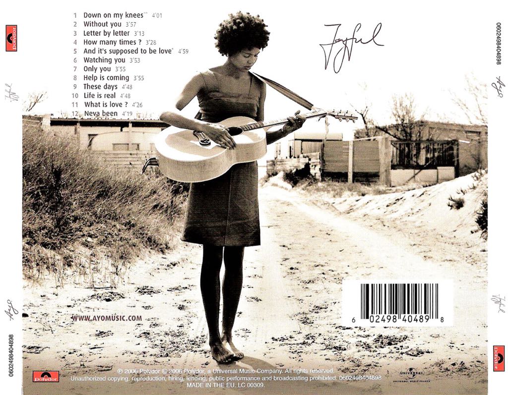 Ayo - Ayo (MP3 - 5230) music collectible [Barcode 0602498404898] - Main Image 2