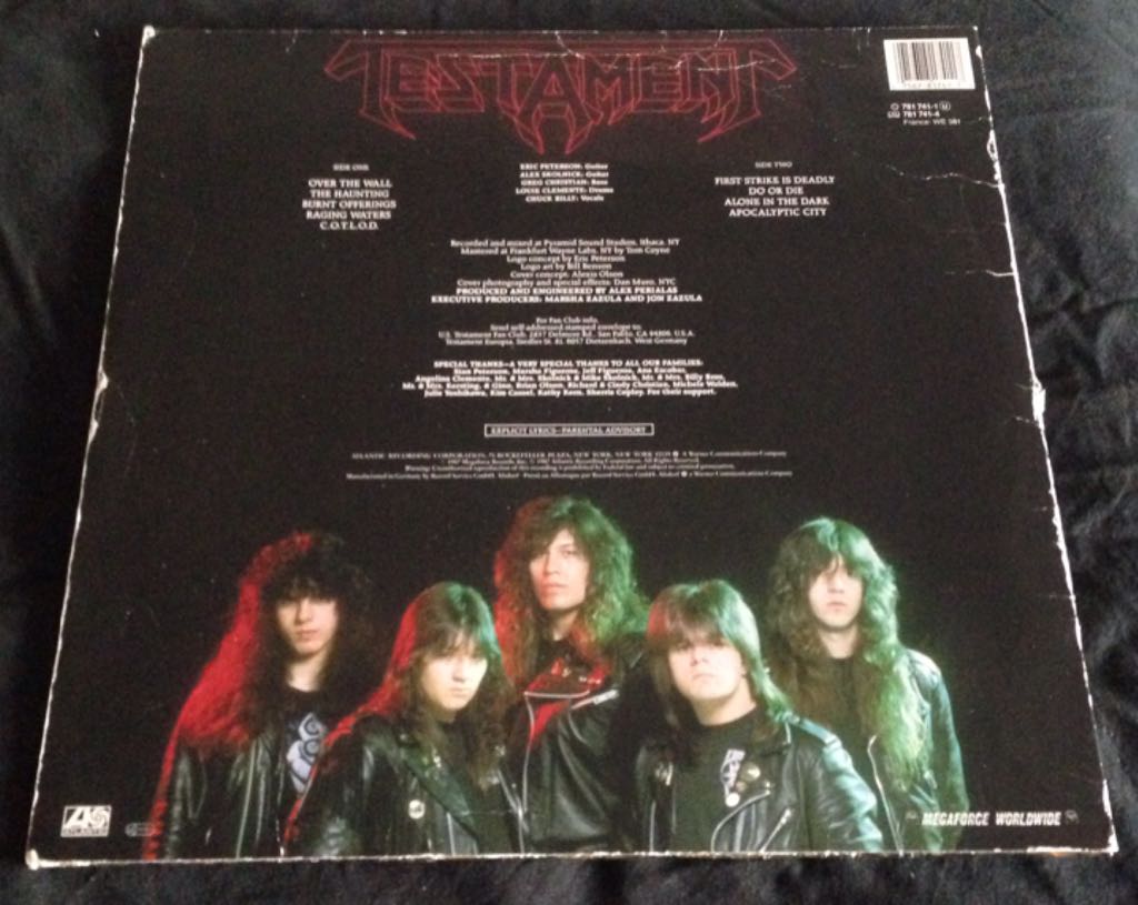 The Legacy - Testament (12” - 39) music collectible [Barcode 075678174117] - Main Image 2
