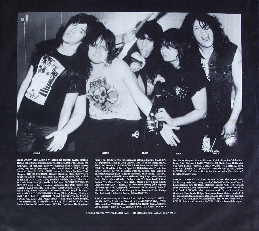 The Legacy - Testament (12”) music collectible [Barcode 081227933708] - Main Image 3