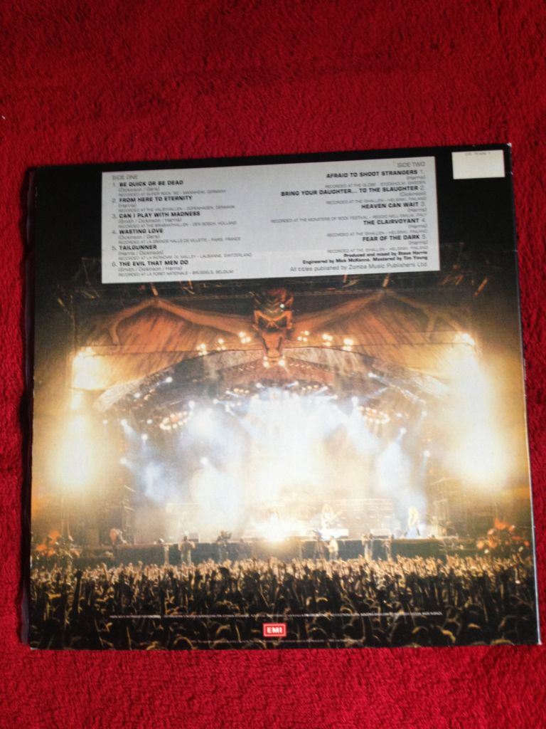 A Real Live One - Iron Maiden (12”) music collectible - Main Image 2