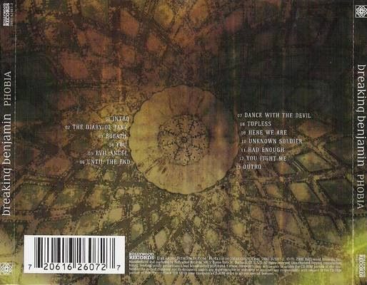 Phobia (WMA) - Breaking Benjamin (WMA) music collectible [Barcode 094637602423] - Main Image 2
