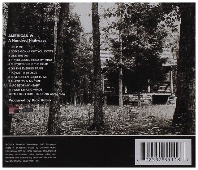 American V: A Hundred Highways - Johnny Cash (MP3) music collectible - Main Image 2