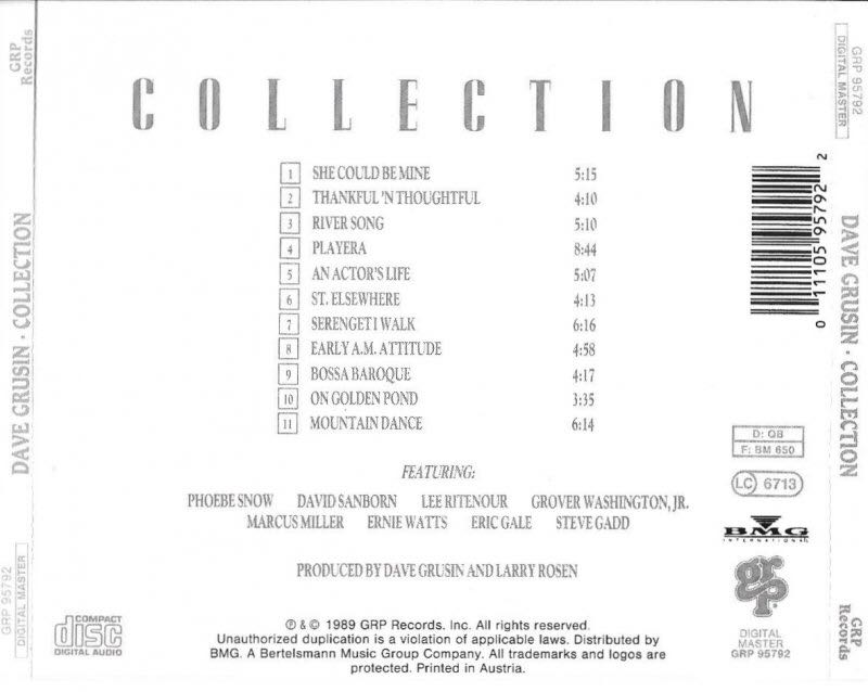 Harlequin - Dave Gruisin (CD) music collectible [Barcode 011105101547] - Main Image 2