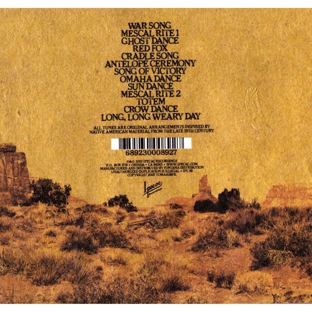 Anonymous - Tomahawk (CD - 0) music collectible [Barcode 689230008927] - Main Image 2