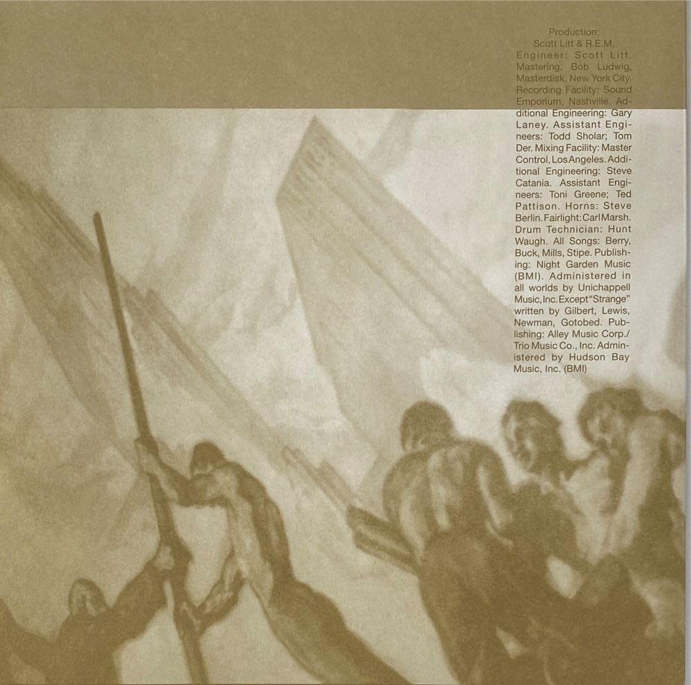 Document - R.E.M. (12” - 40) music collectible [Barcode 076742205911] - Main Image 4