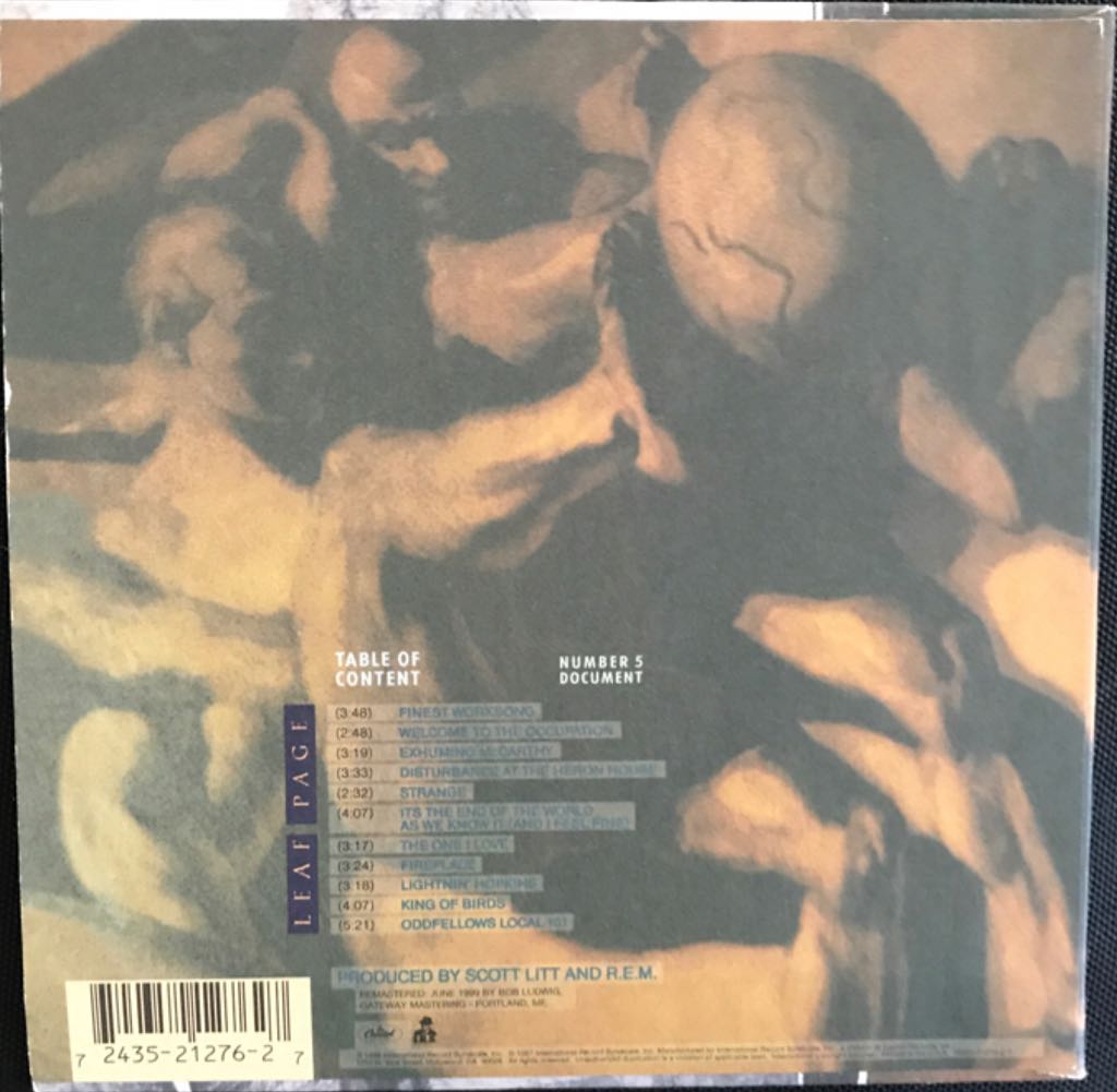 Document - R.E.M. (CD) music collectible - Main Image 2