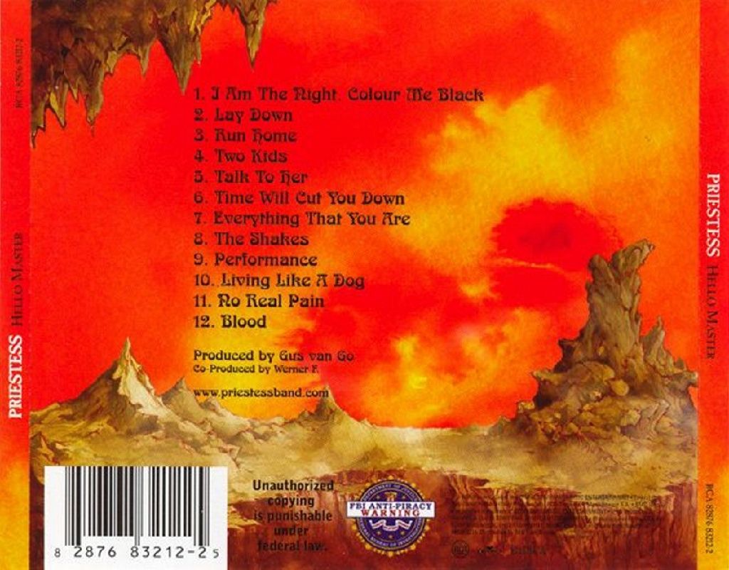 Hello Master - Priestess (CD - 40:20) music collectible [Barcode 623339307529] - Main Image 2