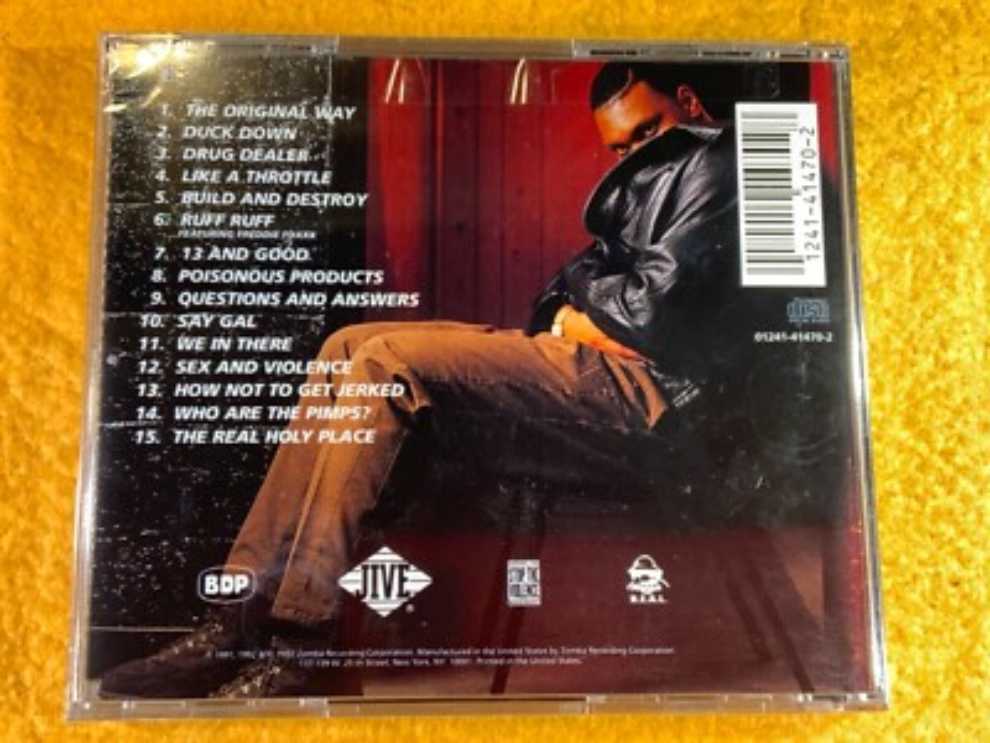 BDP: Sex and Violence - Boogie Down Productions (CD) music collectible [Barcode 5013705136528] - Main Image 3