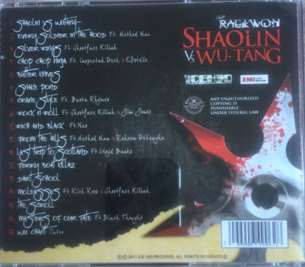 Shaolin vs. Wu-Tang - Raekwon (CD - 49) music collectible [Barcode 5099909490628] - Main Image 2
