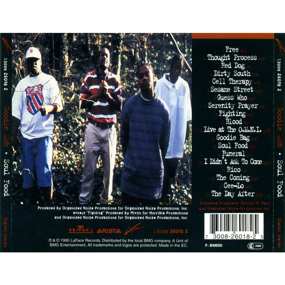 Goodie Mob: Soul Food - Goodie Mob (CD - 61) music collectible [Barcode 730082601825] - Main Image 2
