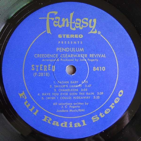 Pendulum - Creedence Clearwater Revival (CD-R - 40:56) music collectible [Barcode 090204863020] - Main Image 3
