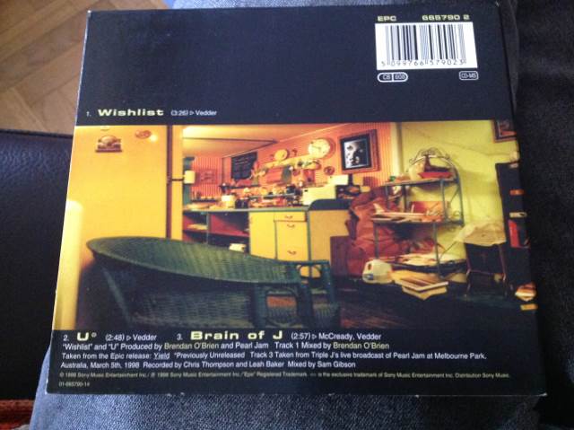 Wishlist - Pearl Jam (CD) music collectible [Barcode 509976657923] - Main Image 2