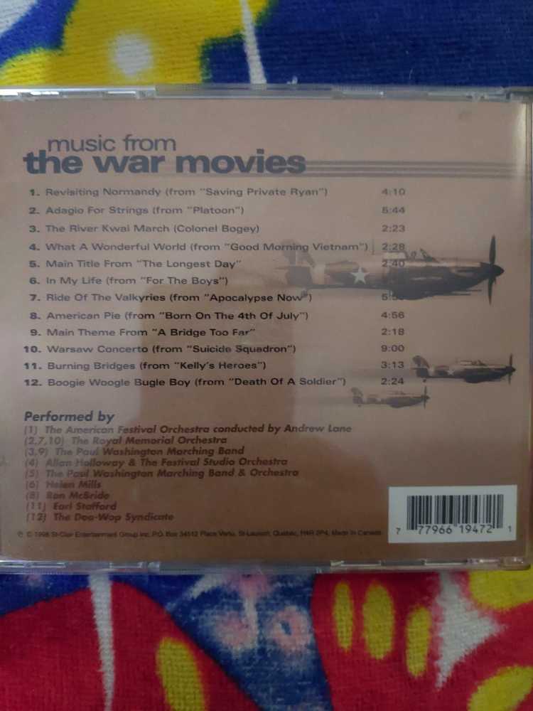 Music From War Movies - Soundtracks (CD) music collectible [Barcode 777966194721] - Main Image 2