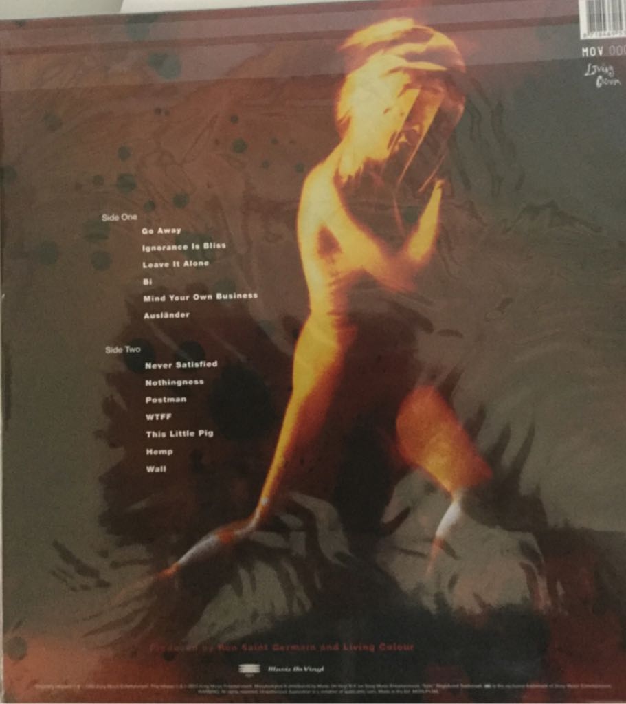 Stain - Living Colour (12” - 45) music collectible [Barcode 5099747285615] - Main Image 2
