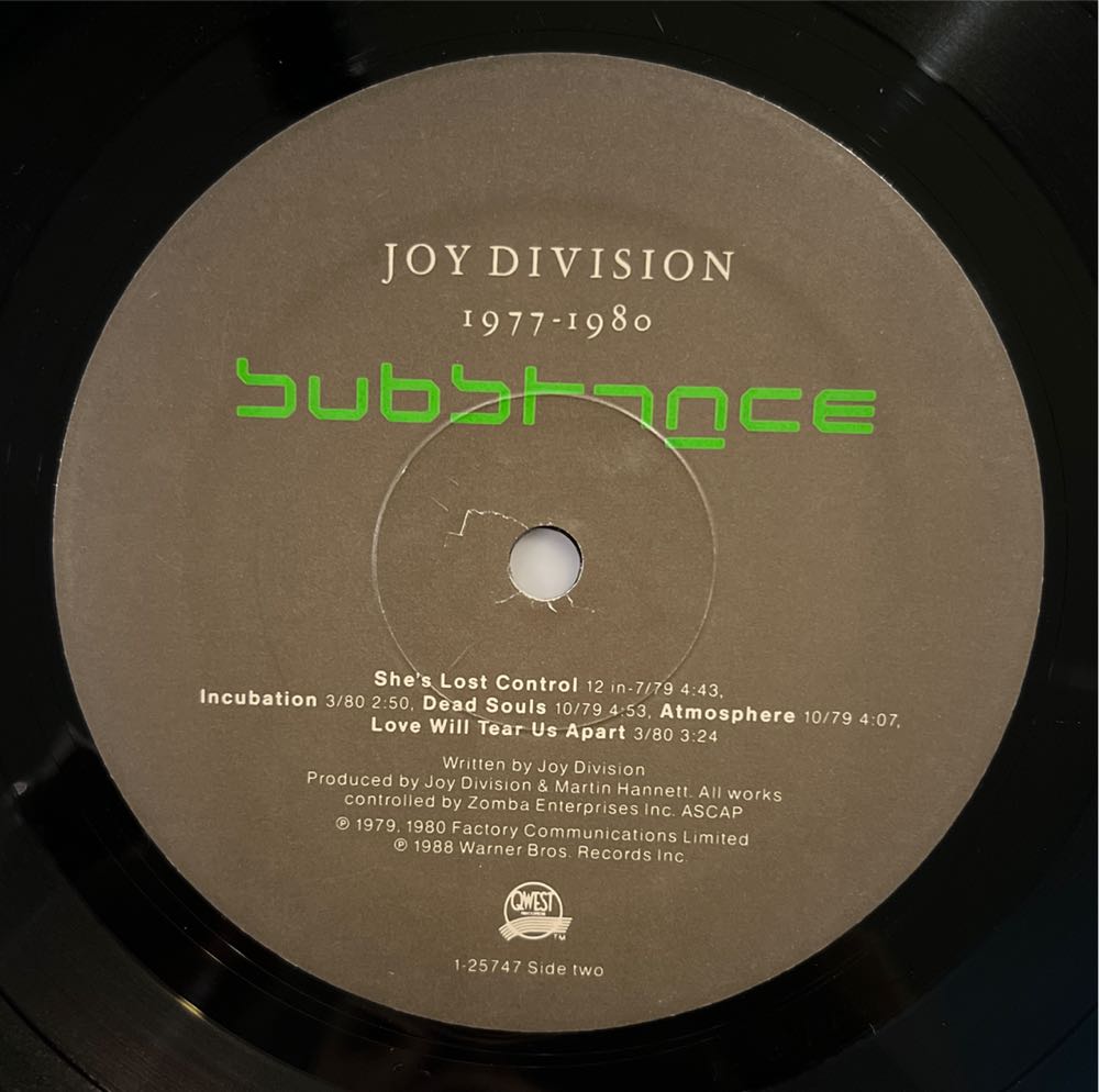 Substance 1977-1980 - Joy Division (12”) music collectible [Barcode 075992574723] - Main Image 4