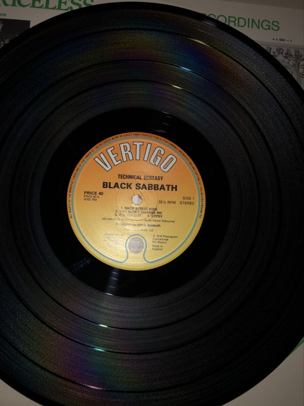BS Technical Ecstasy - Black Sabbath (12” - 40) music collectible [Barcode 5414939920844] - Main Image 3