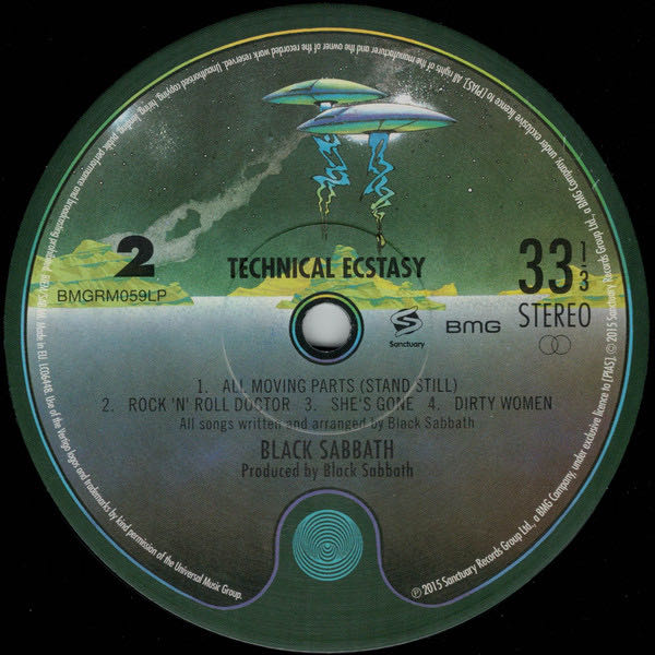 BS Technical Ecstasy - Black Sabbath (12” - 40) music collectible [Barcode 5414939920844] - Main Image 4