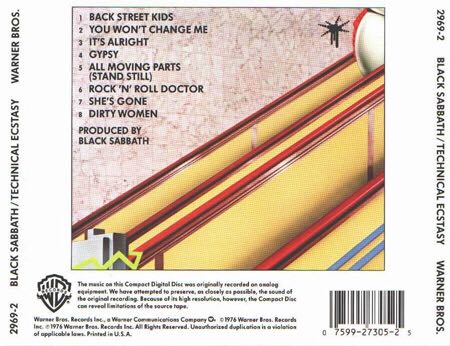 Technical Ecstasy - Black Sabbath music collectible - Main Image 2