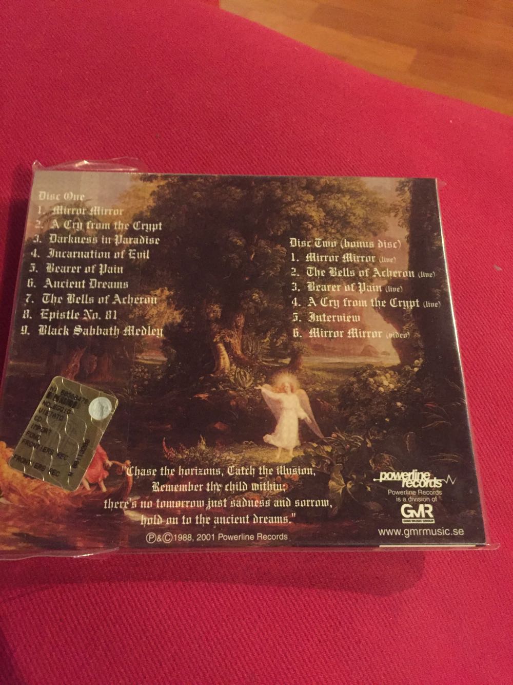 Ancient Dreams - Candlemass music collectible [Barcode 7350006760044] - Main Image 2