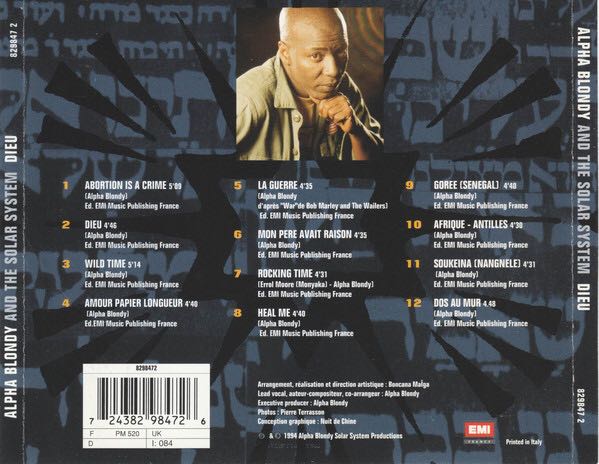 The Prophets - Alpha Blondy (12” - 56) music collectible [Barcode 724382984726] - Main Image 2