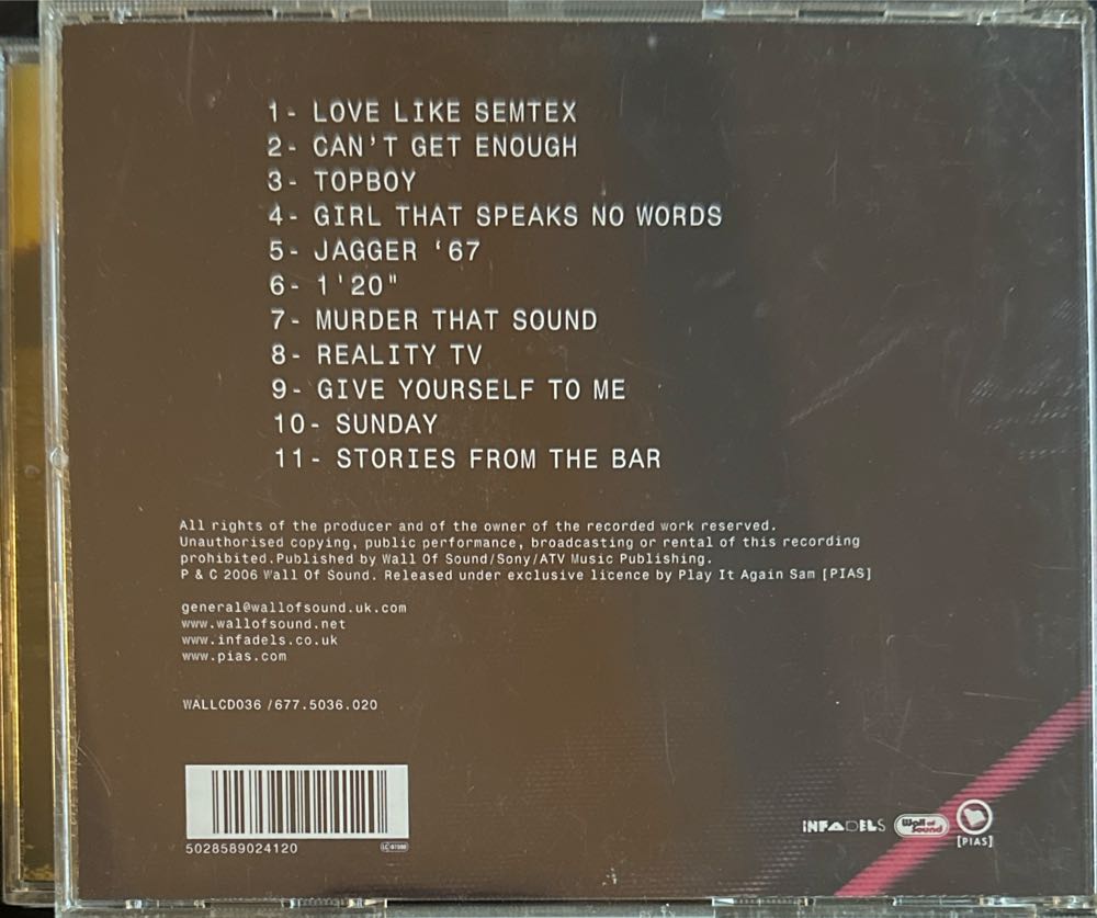 We Are Not the Infadels - Infadels (CD) music collectible [Barcode 5028589024120] - Main Image 2