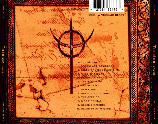 Vovin - Therion (CD-R - 55) music collectible [Barcode 727361631727] - Main Image 2