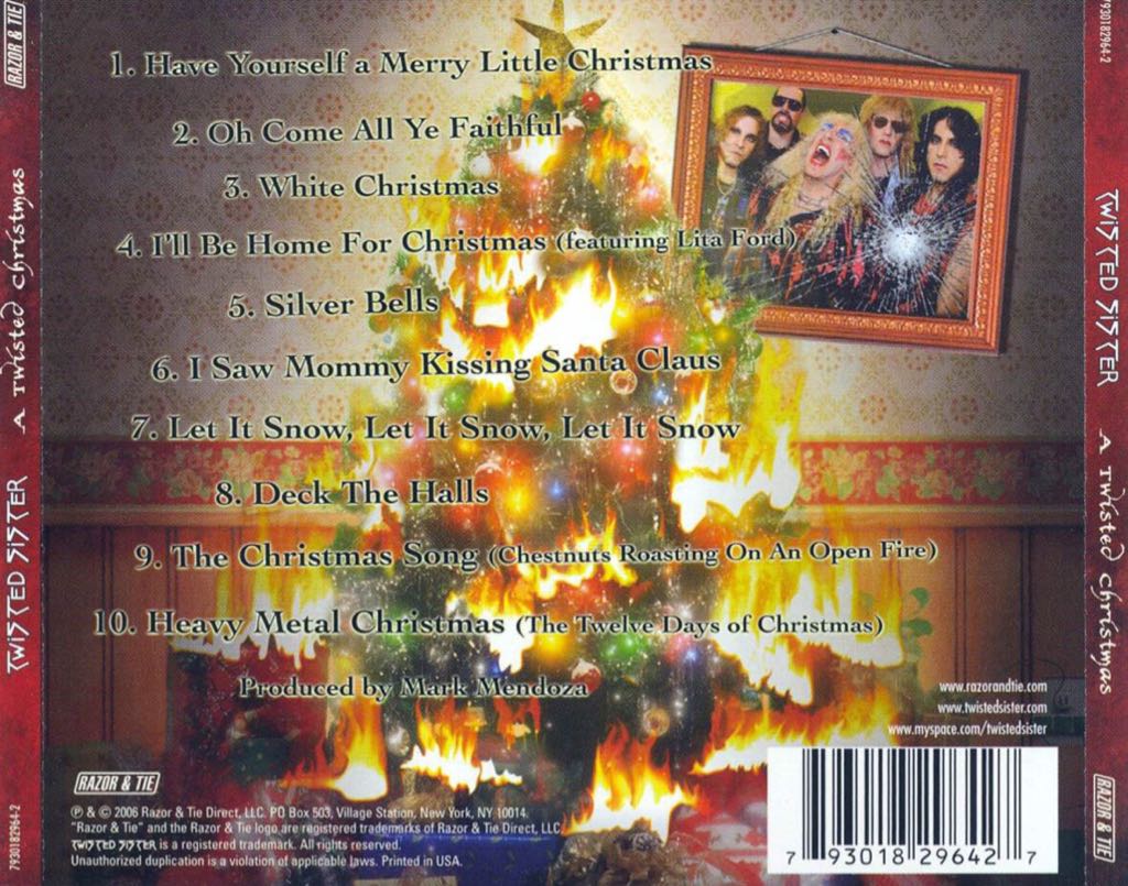 Twisted Christmas, A - Twisted Sister (12” - 38) music collectible [Barcode 081227932930] - Main Image 2