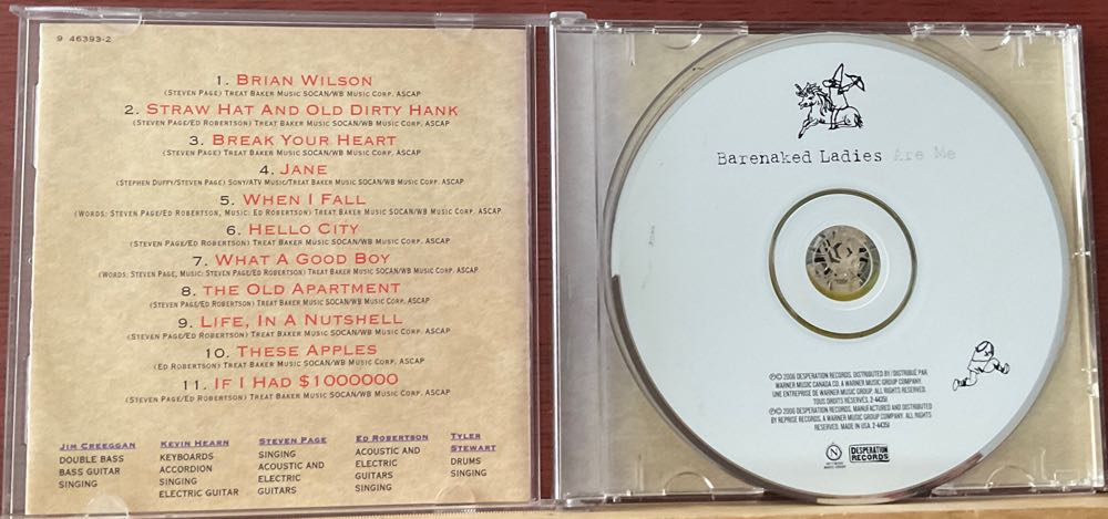 Rock Spectacle - Barenaked Ladies (CD - 52) music collectible [Barcode 093624639329] - Main Image 3