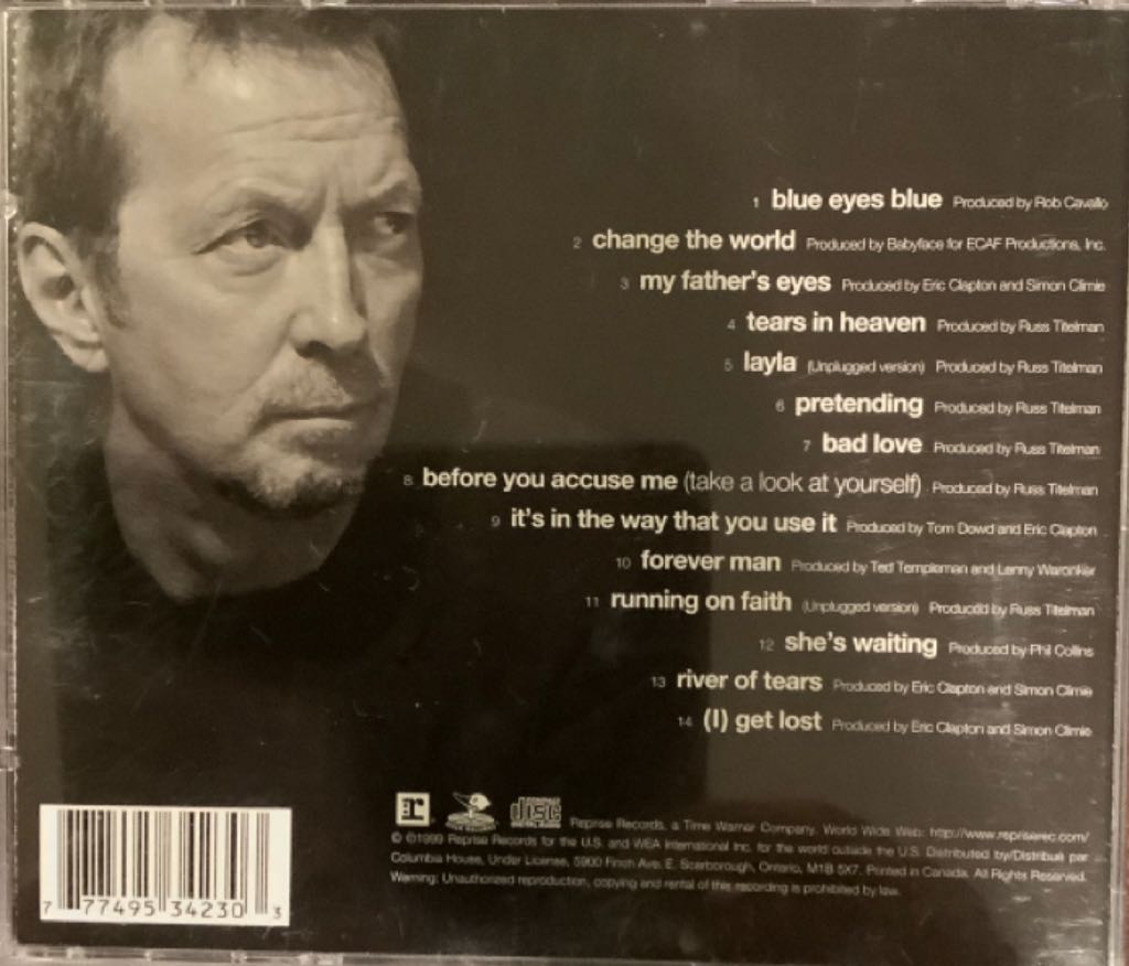 Clapton Chronicles: The Best Of Eric Clapton - Eric Clapton (12”) music collectible [Barcode 777495342303] - Main Image 2