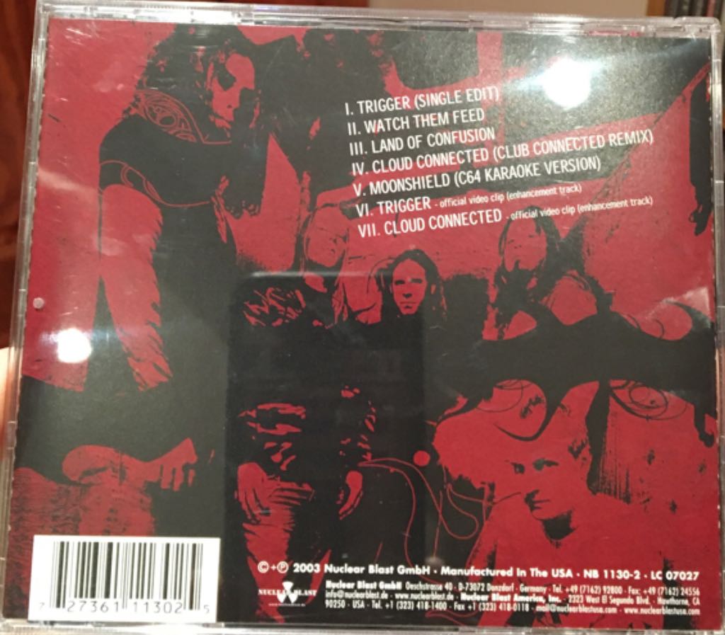 Trigger - In Flames (CD) music collectible [Barcode 727361113025] - Main Image 2