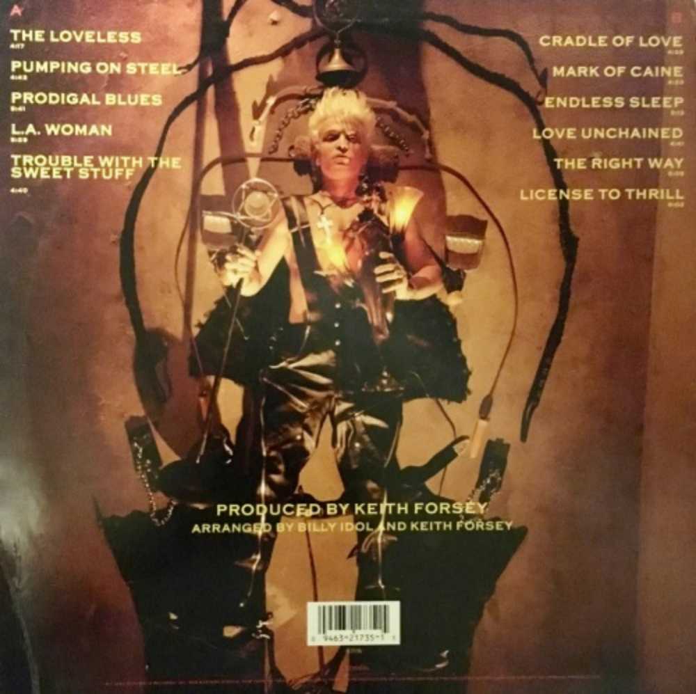 Charmed life - Billy Idol (12”) music collectible [Barcode 5013136173512] - Main Image 2