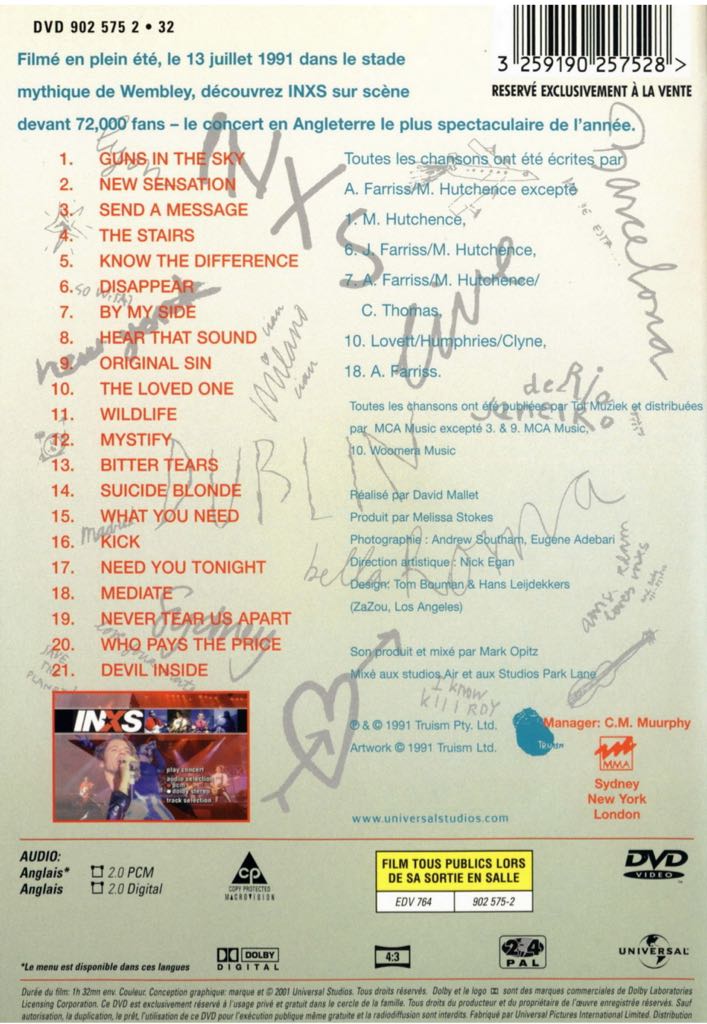 Live baby live - INXS (CD) music collectible [Barcode 075678229428] - Main Image 2