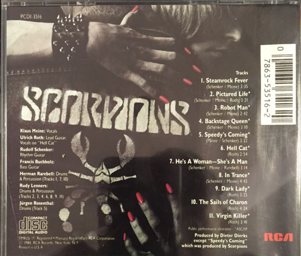 Best of the Scorpions - Scorpions (CD) music collectible [Barcode 078635351620] - Main Image 2