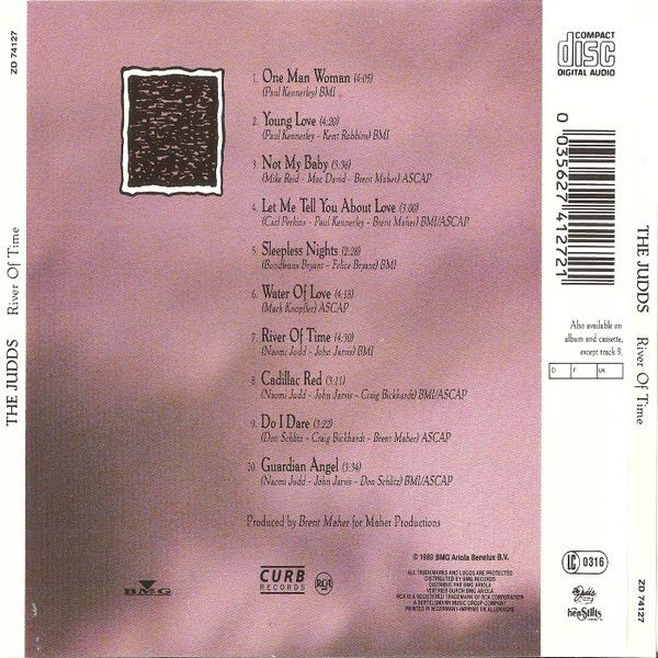 River Of Time - Judds, The (CD - 37) music collectible [Barcode 035627412721] - Main Image 3