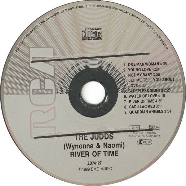 River Of Time - Judds, The (CD - 37) music collectible [Barcode 035627412721] - Main Image 4