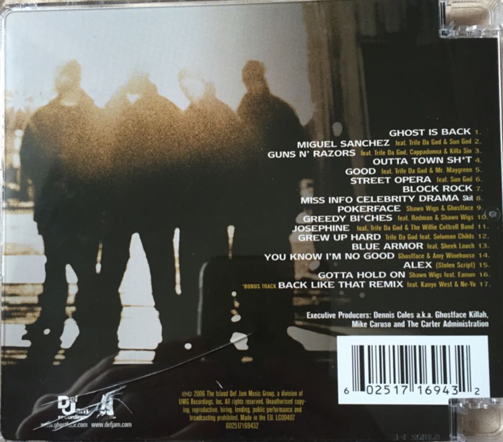 More Fish - Ghostface Killah (CD - 58) music collectible [Barcode 602517169432] - Main Image 2