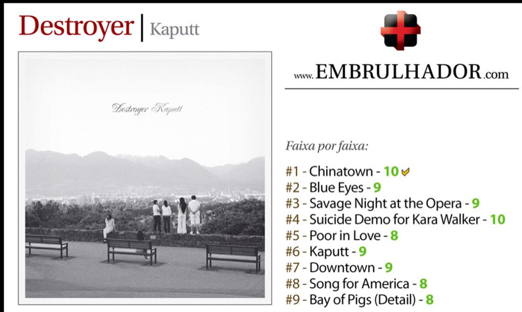 Kaputt - Destroyer (CD) music collectible [Barcode 656605134628] - Main Image 2