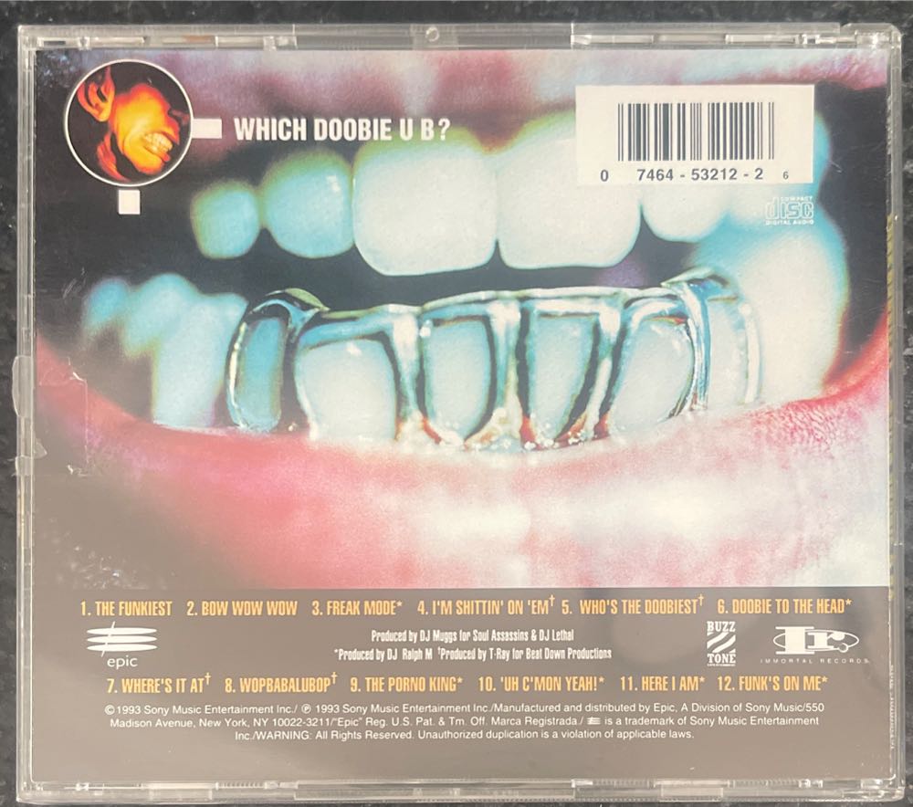 Which Doobie U B? - Funkdoobiest (CD - 39) music collectible [Barcode 074645321226] - Main Image 2