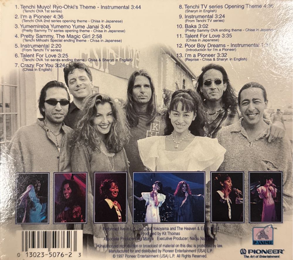 Live in L.A. - Chisa and the Heaven & Earth Band (CD) music collectible [Barcode 013023507623] - Main Image 2