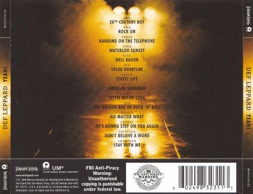 Yeah! - Def Leppard (CD - 47) music collectible [Barcode 8808678231861] - Main Image 2