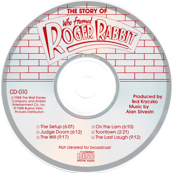 The Story of Who Framed Roger Rabbit - Soundtrack (12” - 39) music collectible [Barcode 050086040421] - Main Image 4