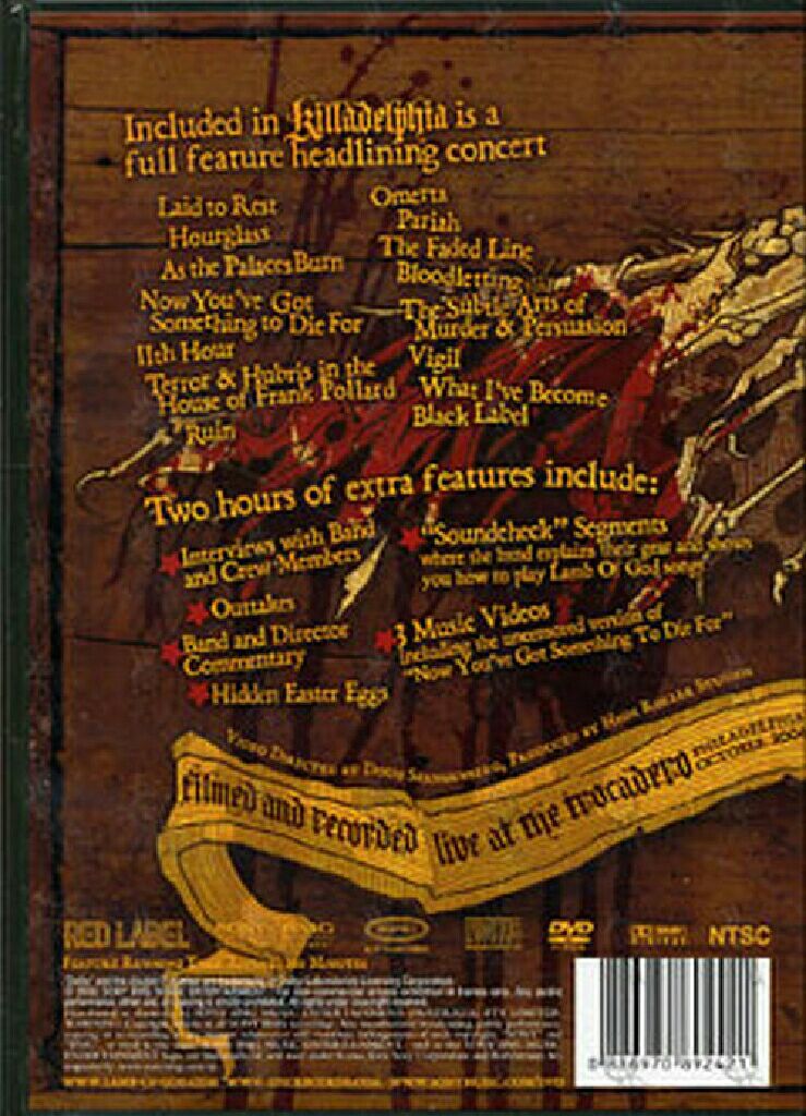 Killadelphia - Lamb Of God music collectible - Main Image 2