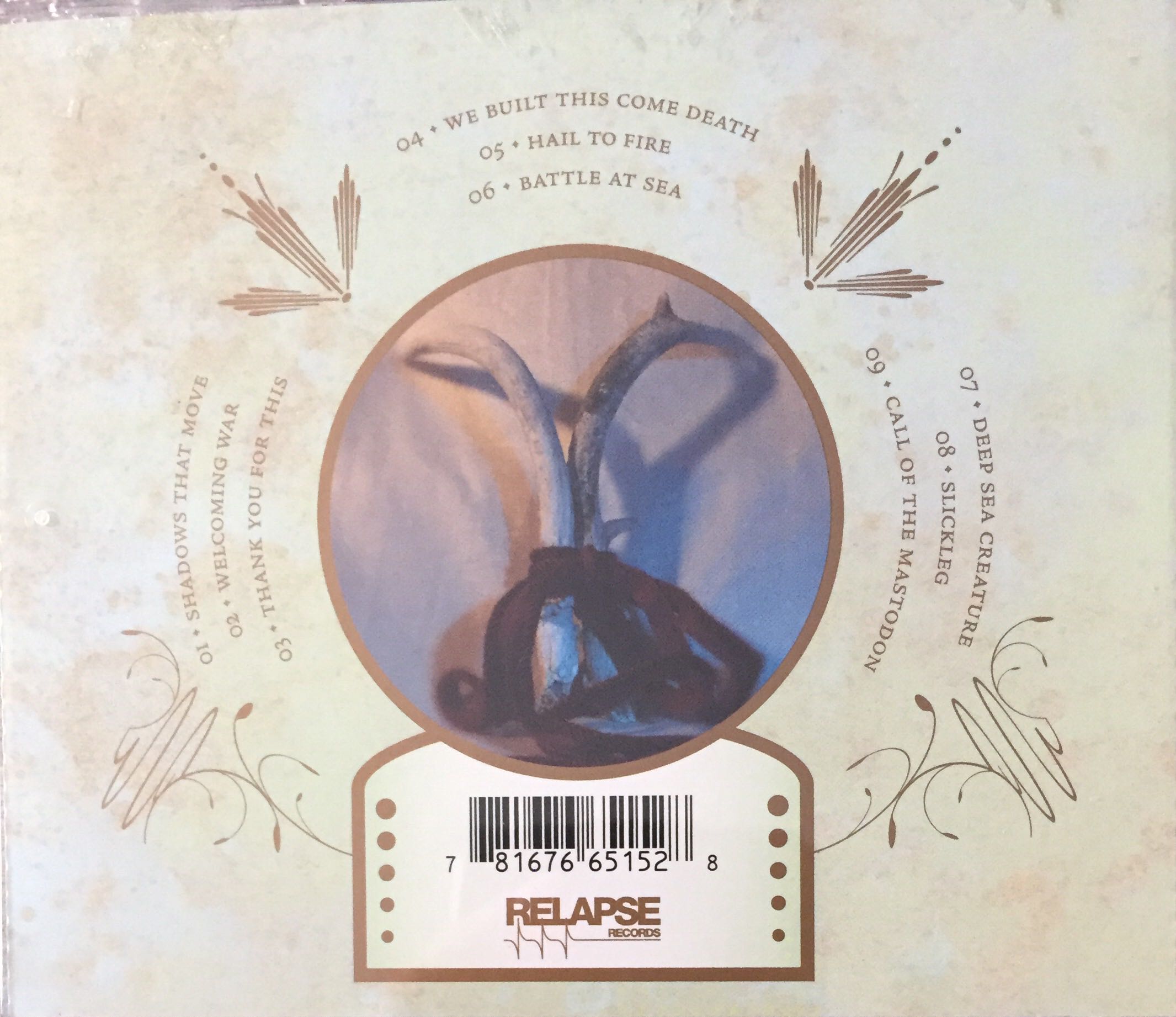 Call of the Mastodon - Mastodon (CD - 28) music collectible [Barcode 781676651528] - Main Image 2