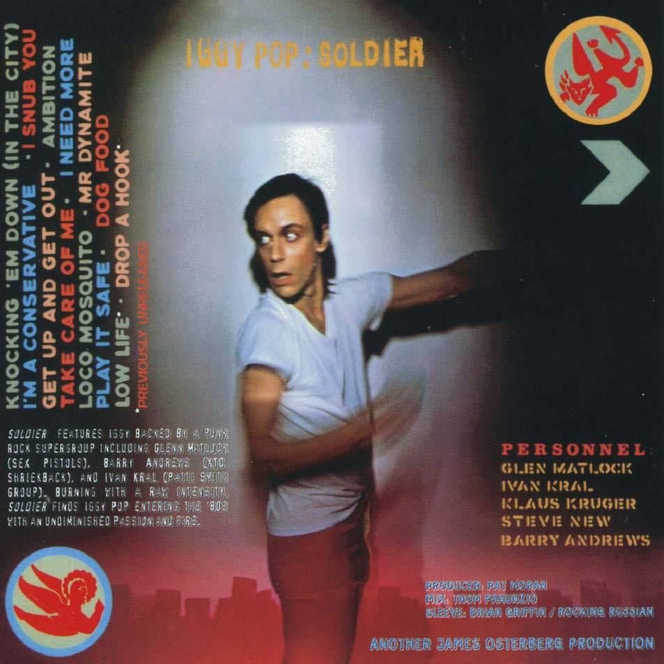 Soldier - Pop, Iggy (12” - 44) music collectible [Barcode 744659966026] - Main Image 2