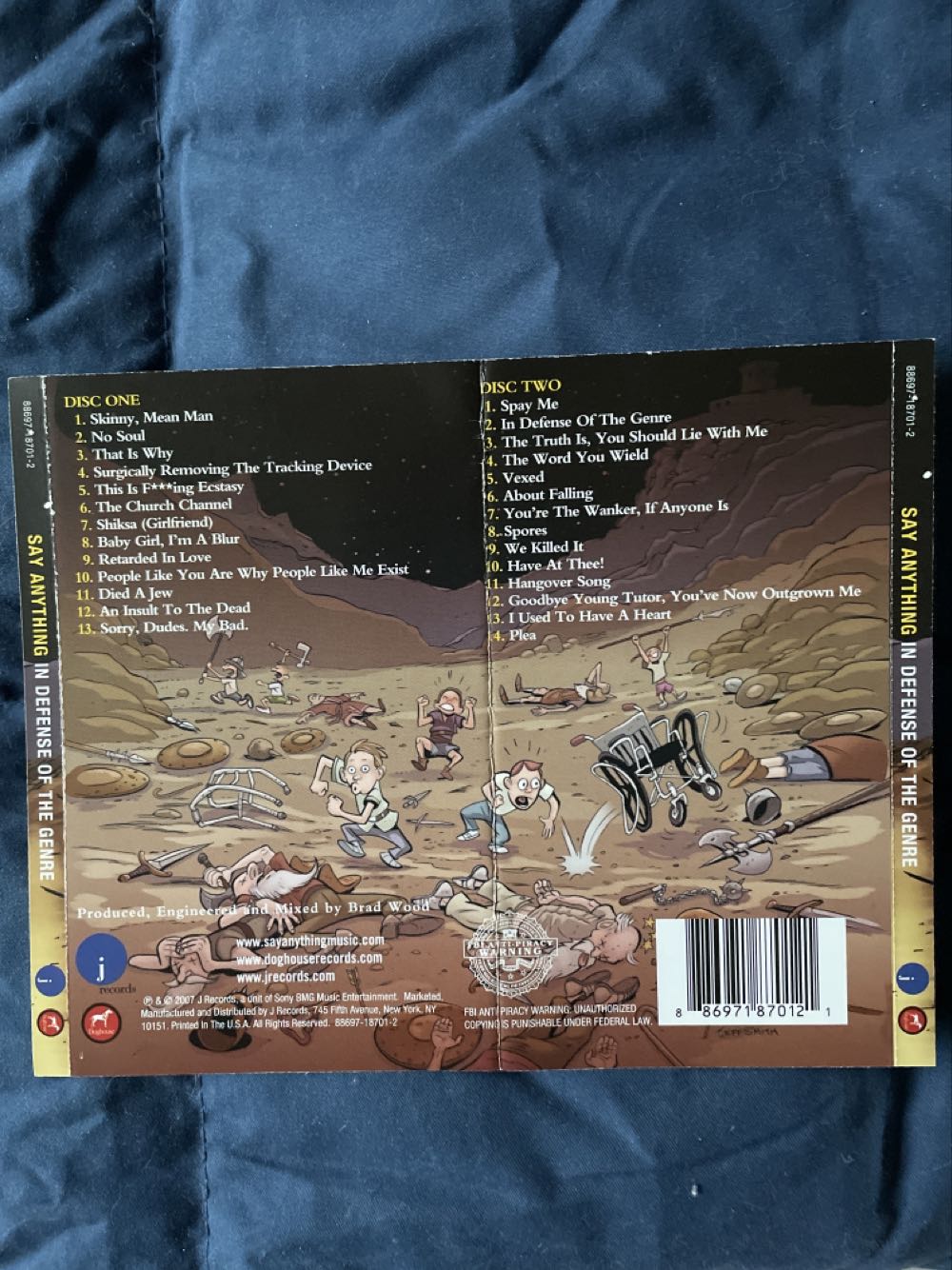 In Defense of the Genre - Say Anything (CD) music collectible [Barcode 886971870121] - Main Image 2