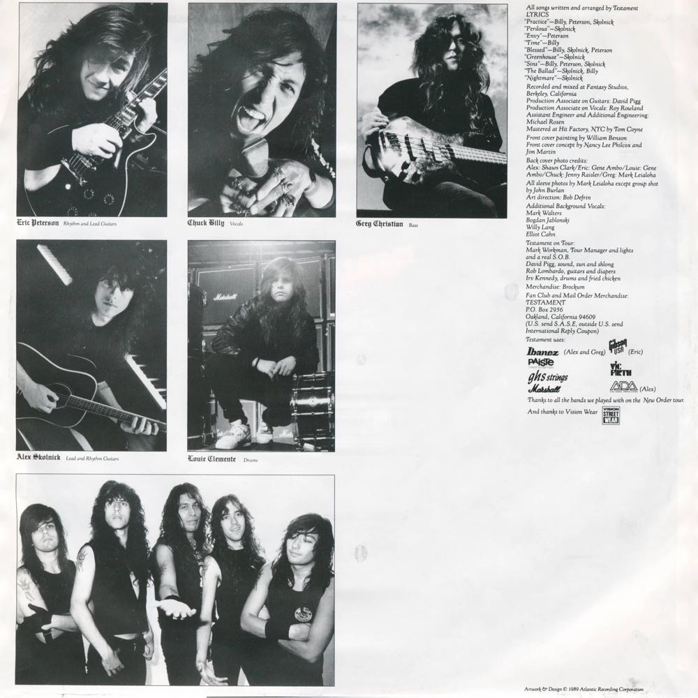 Practice What You Preach - Testament (CD - 4610) music collectible [Barcode 075678200922] - Main Image 3