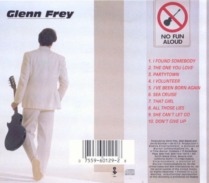 No Fun Aloud - Glenn Frey (CD) music collectible - Main Image 2